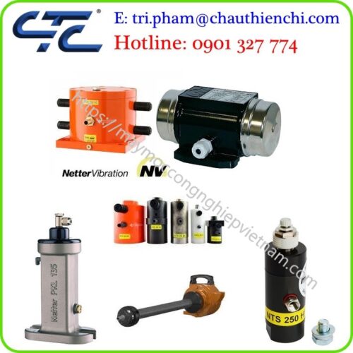 Máy rung thủy lực Netter Vibration đại lý Việt Nam